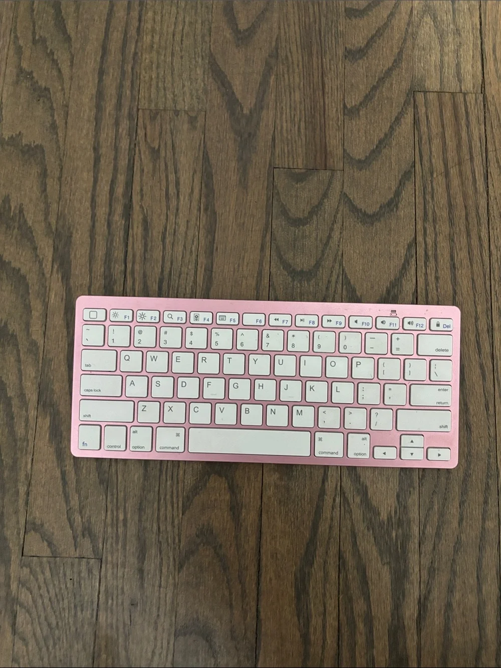 Wireless Pink Bluetooth Tablet Keyboard - Slim Portable Typing Solution